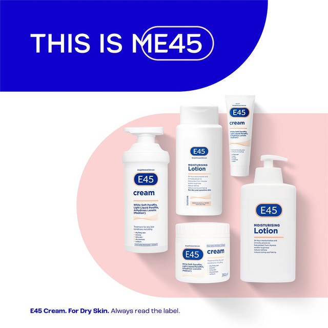 E45 Moisturiser Body Cream for Dry Skin & Eczema