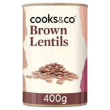 Cooks & Co canned brown lentils 400g - British product