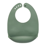 Vital Baby Nourish Bib Natural Moss Silicone Baby Bib 27x21cm