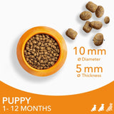 Iams fresh chicken puppy food for small medium breeds 2kg, UK version