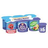 Petits Filous Kids No Added Sugar Strawberry & Banana Yoghurt Pots 6 x 47g