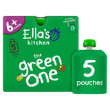 Ella's Kitchen The Green One Smoothie Multipack Fruit Baby Food Pouch 5x90g