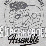M&S Marvel Avengers pyjamas grey 3-4 Y, imported from the UK
