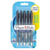 Paper Mate Flex Grip Retractable Black Ballpoint Pen 5-Pack