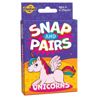 Cheatwell Games Unicorn Snap and Pairs Card Game