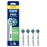 Oral-B Pro Cross Action Toothbrush Head Refills White 4 Count