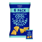 M&S Creamy Cool Tortilla Chips 6 x 30g