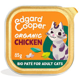 Edgard & Cooper Organic Cat Pate Adult Chicken Wet Cat Food 85g