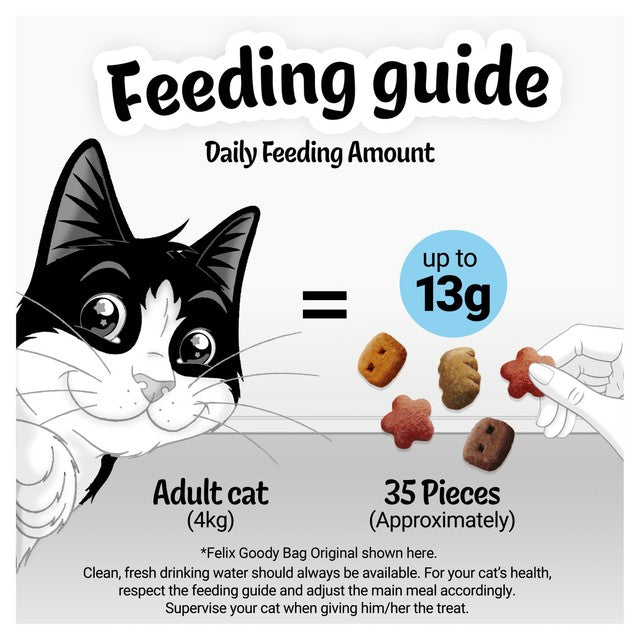 Felix Goody Bag Original Chicken Liver & Turkey cat treats 60g - British product