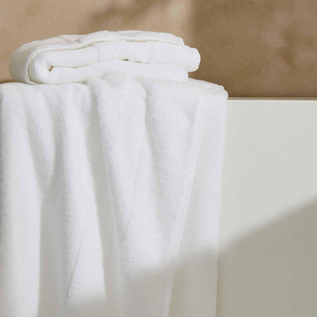 M&S Turkish Cotton Hand Towel White 50x90cm, imported from the UK