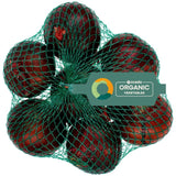 Ocado organic red onions 750g, imported from the UK