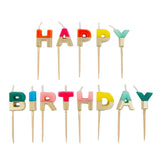 Talking Tables Rainbow Happy Birthday Letter Candles