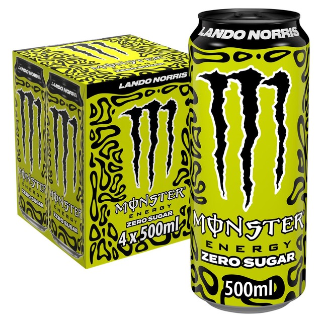 Monster Energy Lando Norris zero sugar melon yuzu energy drink 500ml, imported from the UK