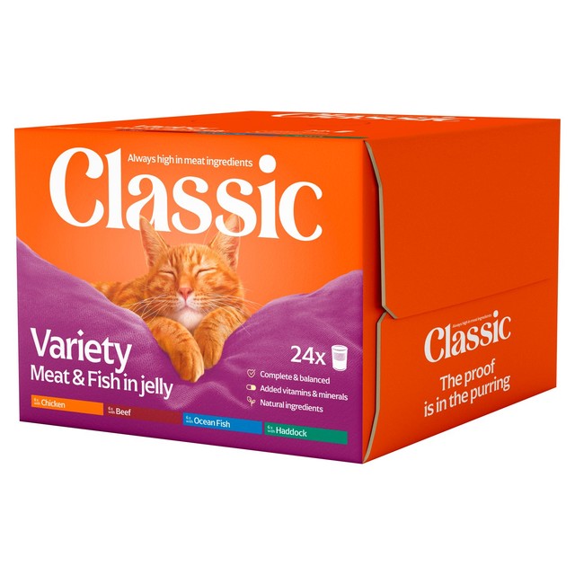 Butcher's Classic Cat Food variety pack 24 x 400g - British product