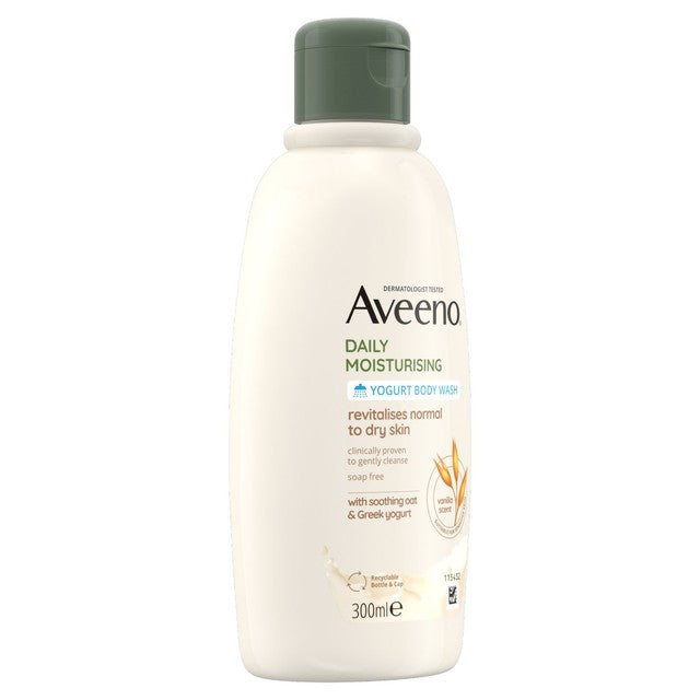 Aveeno Daily Moisturising Yogurt Body Wash for normal to dry skin 300ml - British product