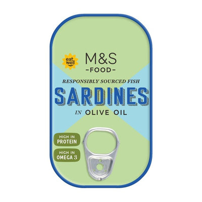 M&S Sardinen in Olivenöl Konserven Sardinen 120g