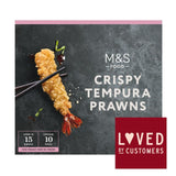 M&S tempura tiger prawns 180g, imported from the UK
