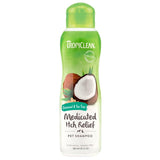 Tropiclean Oatmeal and Tea Tree Medicated Itch Relief Dog and Cat Shampoo 355ml