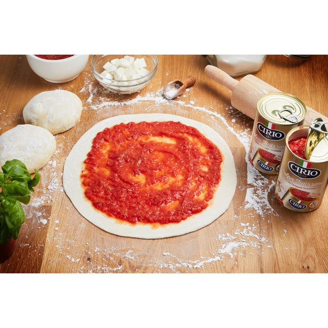 Cirio Polpa Finissima finely chopped Italian tomatoes 400g can - British product