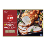 M&S boneless turkey breast joint frozen 1.9kg, imported from the UK