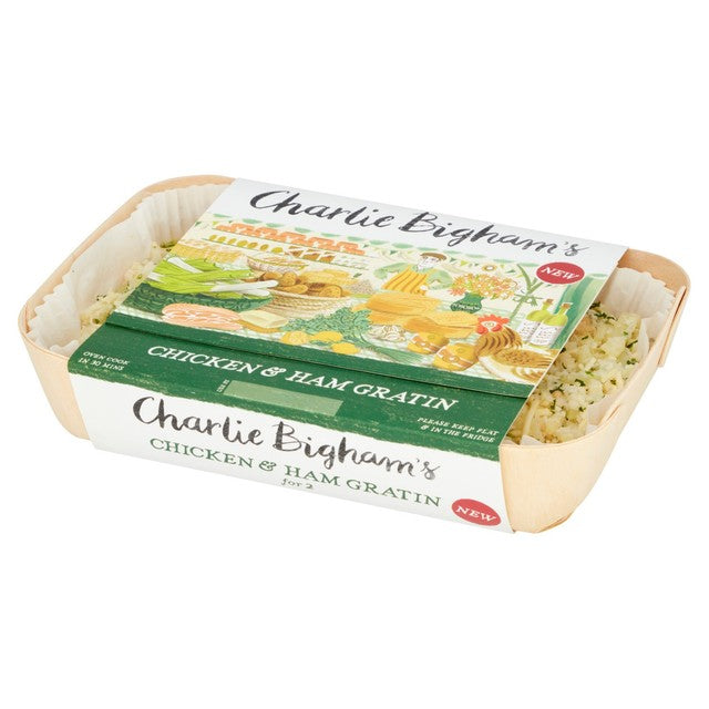 Charlie Bigham's Chicken & Ham Gratin ready meal 650g - British product