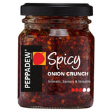 Peppadew Spicy Onion Crunch 130g jar, imported from the UK