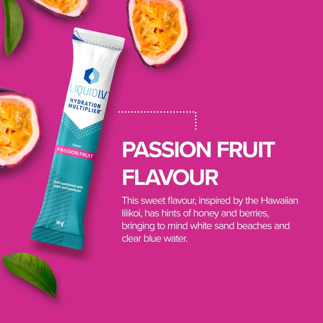 Unilever Liquid I.V. Passion Fruit Electrolyte Sachets, UK version
