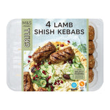 M&S lamb kebabs with garlic and spices 300g, imported from the UK