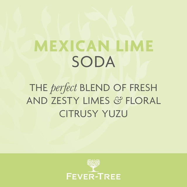 Fever-Tree Mexican Lime soda water 6 x 150ml - British product