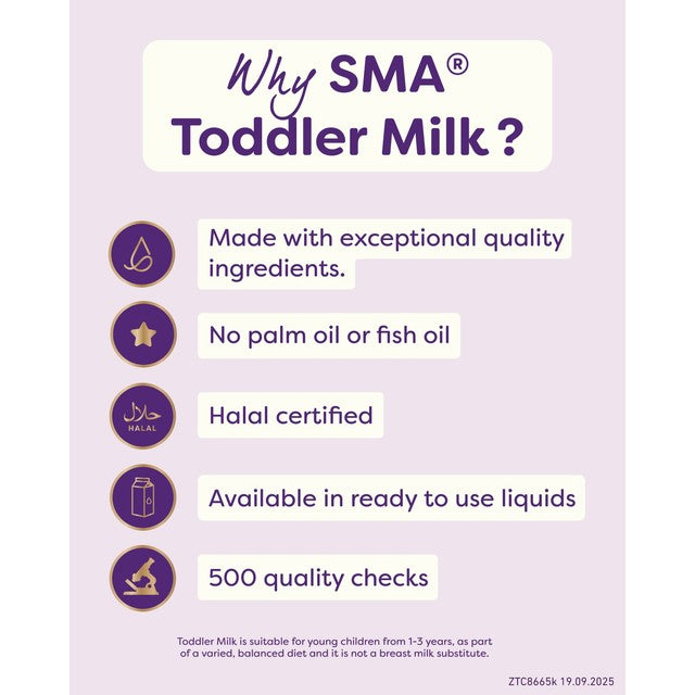 SMA Pro 3 Growing Up Milk Ready to Use toddler milk drink 200ml (British brand)