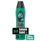 Original Source tingly mint and tea tree shower gel 200ml, imported from the UK