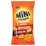 Jacob's Mini Cheddars Variety Pack cheese snack biscuits, UK version