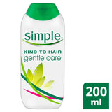 Simple Kind to Hair Gentle Care Shampoo for Sensitive Scalp 200ml