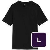 M&S men's cotton crew neck t-shirt black L, imported from the UK