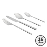 M&S Manhattan 16 Piece Stainless Steel Cutlery Set