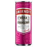 Smirnoff No 21 Vodka & Cranberry Juice Canned Cocktail 250ml