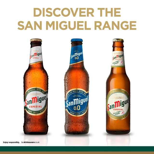 San Miguel Gluten Free Lager 4 x 330ml (British brand)