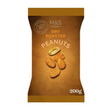 M&S dry roasted peanuts 200g, imported from the UK