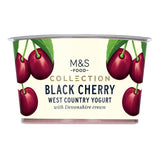 M&S Black Cherry Extra Thick Yogurt 150g