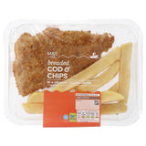 M&S breaded cod and chips 300g, imported from the UK