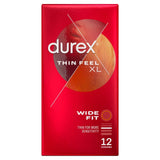 Durex Thin Feel XL Wide Fit Condoms 12 Pack