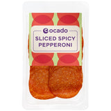 Ocado Sliced Spicy Pepperoni Pork Salami 130g