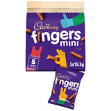 Cadbury Mini Fingers Chocolate Biscuit Bars 96.5g