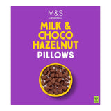 M&S Milk & Choco Hazelnut Cookie Pillows Cereal Snack 375g