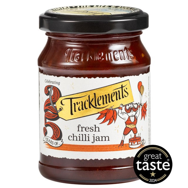 Tracklements Fresh Chilli Jam 210g (British brand)
