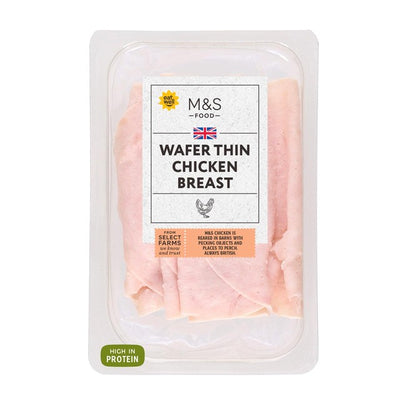 M&S Wafer Thin Cured British Chicken Breast Slices 140g