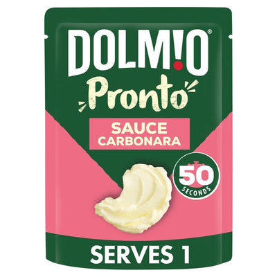 Dolmio Pasta Pronto Carbonara Microwave Pasta Sauce 150g