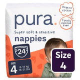 Pura Nappies Size 4 Disposable Baby Nappies