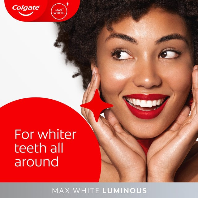 Colgate Max White Luminous whitening toothpaste 75ml - British product