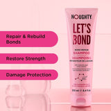 Noughty Let's Bond Bond Repair Shampoo 250ml, imported from the UK
